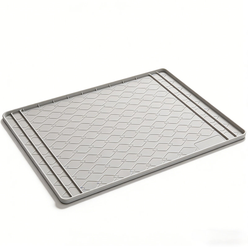 Under Sink Mat, Flexible Silicone Cabinet Protector for Kitchen Counter & Bathroom