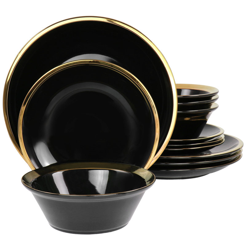 Ceramic Dinnerware Set 12 Piece - Service for 4