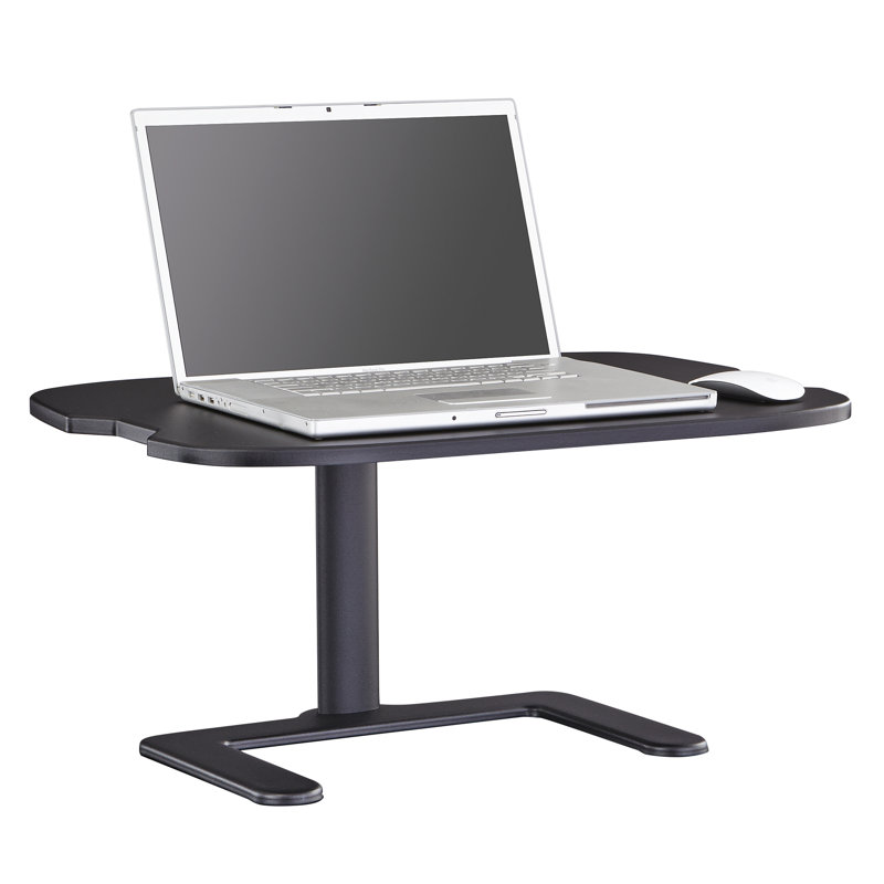 Support de bureau inclinable gris foncé réglable Stance ™ pouvant supporter jusqu'à 20 lb