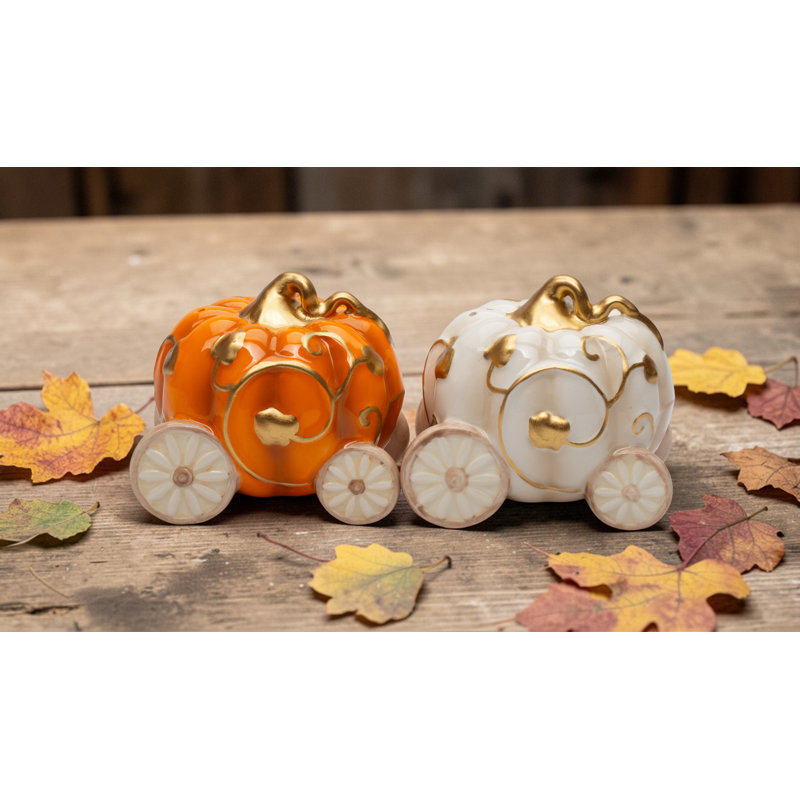 Pumpkin Coach Salt And Pepper