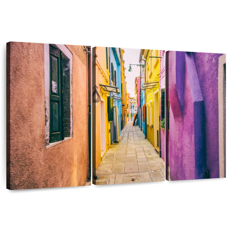 Rorry Burano Alley, 48" H x 74" W