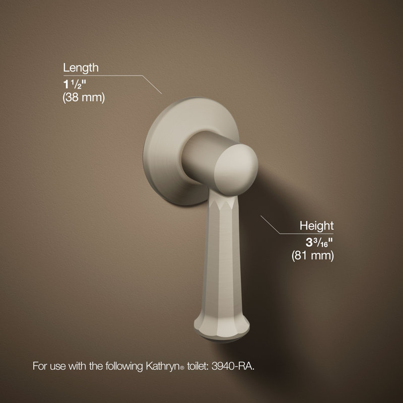 Kathryn® Trip Lever, Vibrant Brushed Nickel