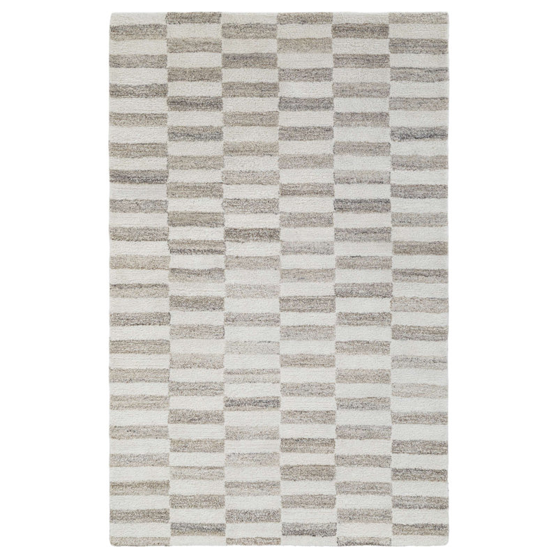 Steps Table Tufted Wool Indoor Rug, Rectangle 8'9" x 11'9"