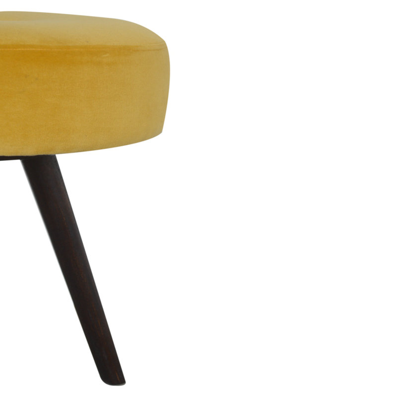 Leni Solid Wood Accent Stool