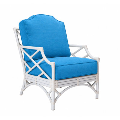 Chaise de patio avec coussins Chippendale
