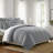 Ensemble d'édredon en coton gris uni 8 pièces Shay-109897604