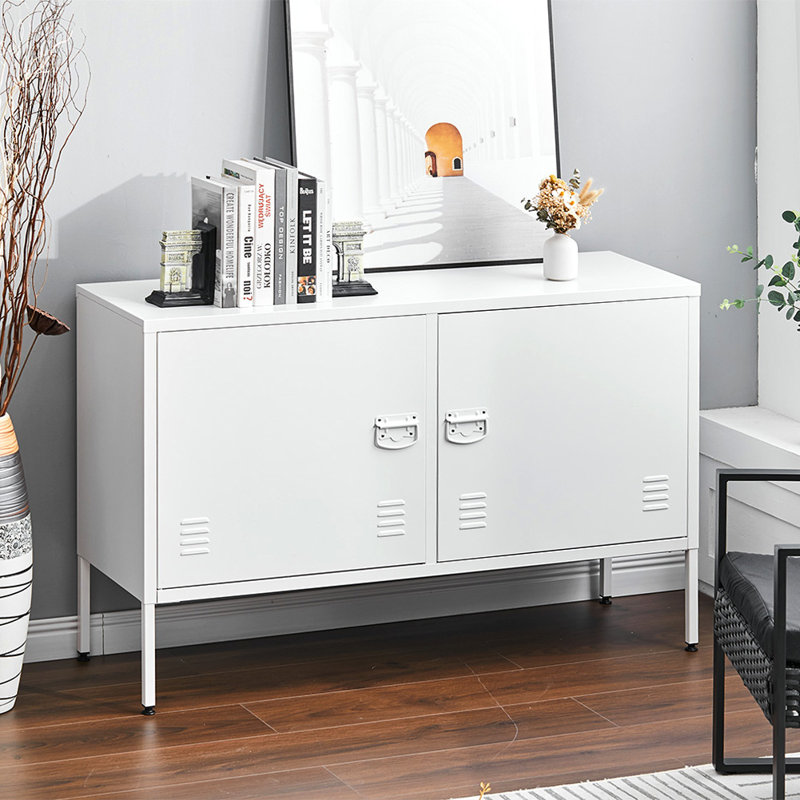 Lasher Accent Cabinet, White