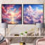 Kawaii Landscape Clouds - Clouds Square Collage, ensemble de 2-372516229-372516228