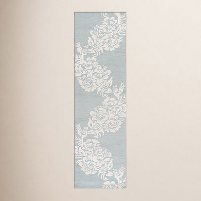 Hand-Tufted Wool Floral Rug