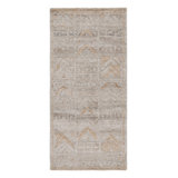 Rug & Kilim’S Outdoor Scandinavian Style Runner In Gray With Geometric Patterns