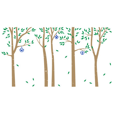 Plants & Flowers Non-Wall Damaging Wall Decal