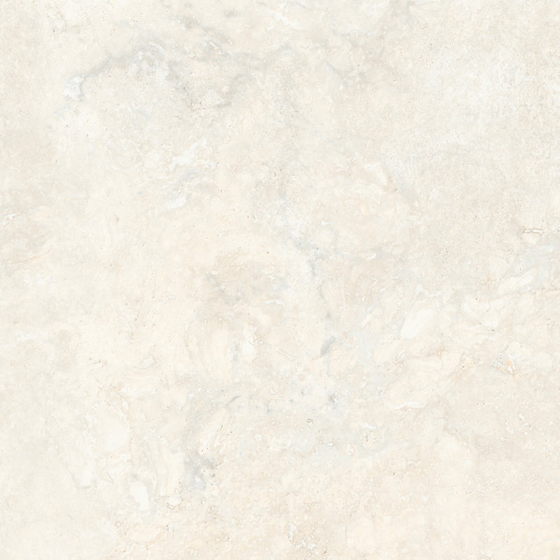 Travino Cross Cut Travertine 24X24 Matte Porcelain Tile, Polished White