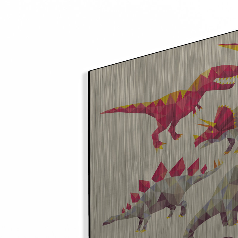 " Geo Saurs " by Michael Buxton, 12" H x 12" W