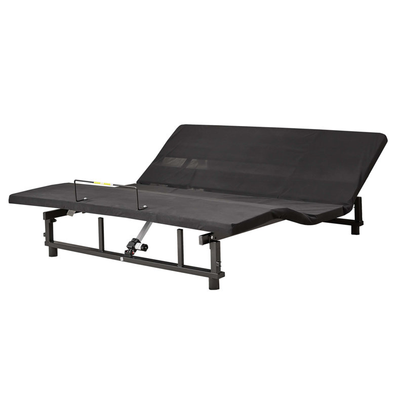 Adjustable Bed Base Frame Head and Foot Incline Quiet Motor Zero Gravity, Queen