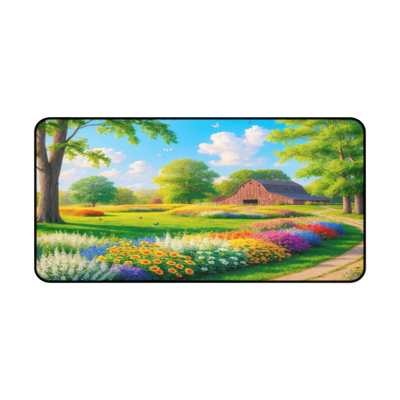 Polyester Desk Pad, 31.5x15.5