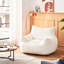 Ultra-Soft Corduroy Bean Bag Lounge Chair with Foam Filling