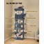 Cat Tree for Indoor Cats, Large Tall Cat Tower, Multi-Level Cats House with Condo, 8 Scratching Posts, Hammock, 4 Pom Poms-1526342316-1526342314