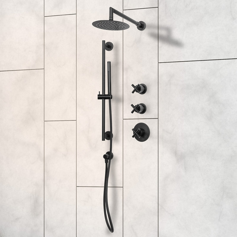 Cigno Tub Filler, Matte Black