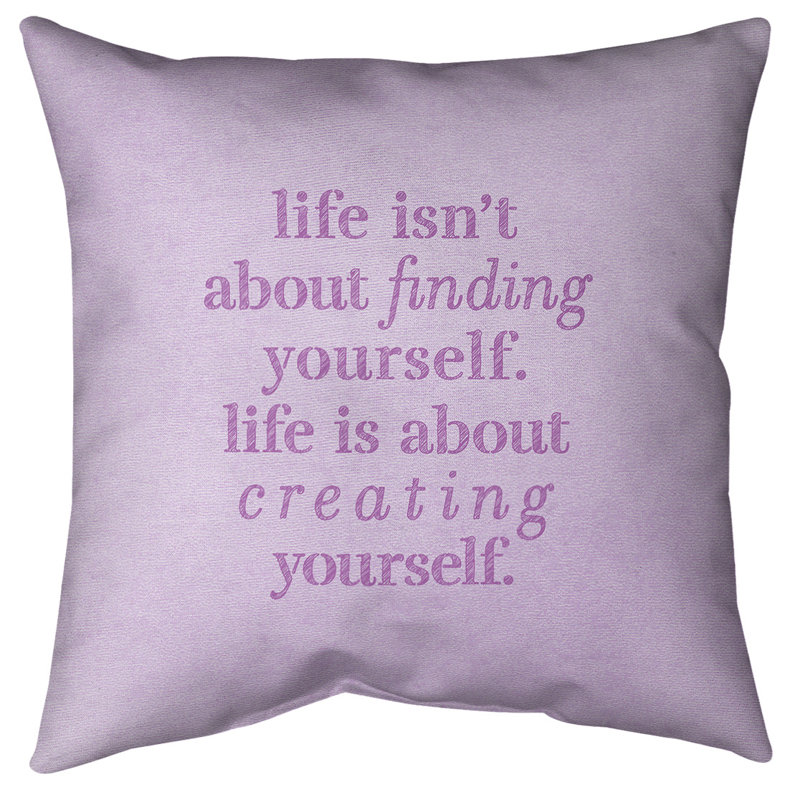 Coussin de sol, 28 po x 28 po, Violet