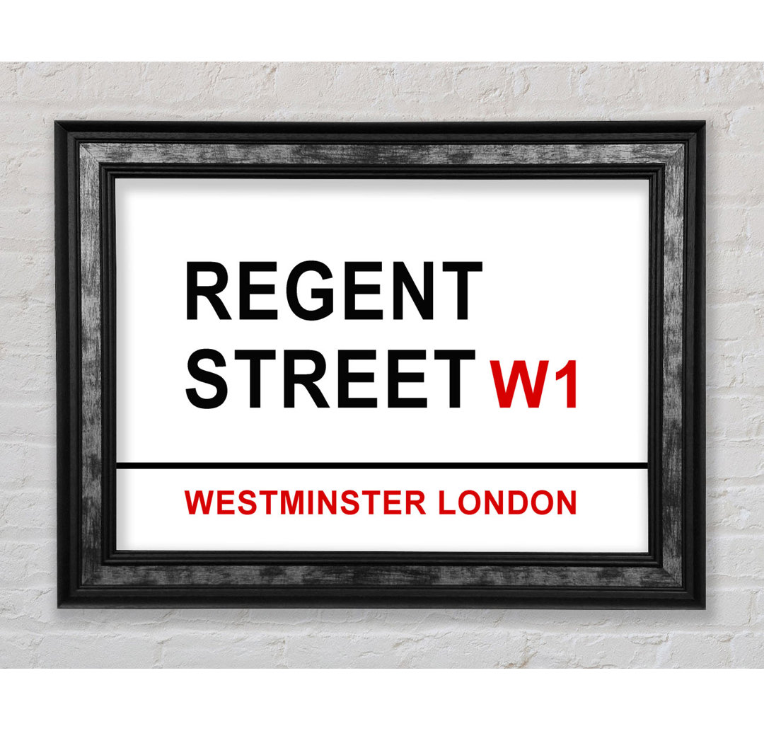 Regent Street Signs - Drucken