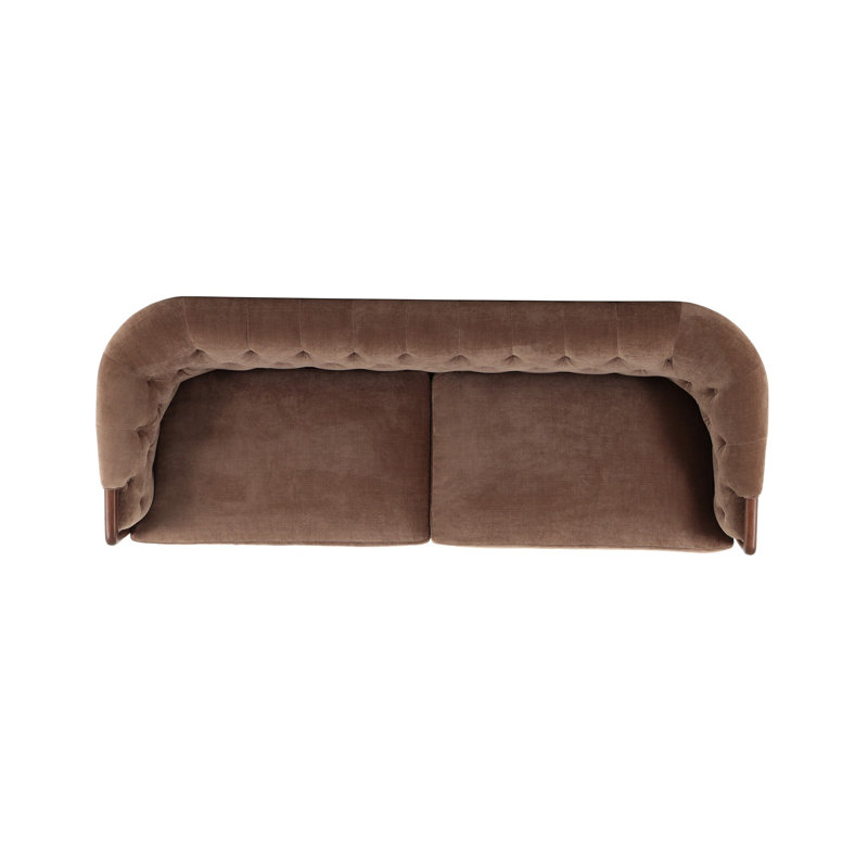 Ellsworth 91" Rolled Arm Sofa, 29.75" H x 91" W x 36" D, Altair Mushroom