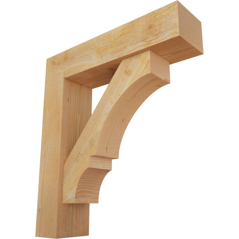 Support de bloc Balboa avec entretoise décalée, 36 x 32, Sapin Douglas de l 8 po (scié brut)