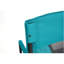 Chaise berçante pliante pour l'extérieur avec chaise berçante de camping avec accoudoirs solides, porte-gobelet et dossier confortable - Bleu-692009891