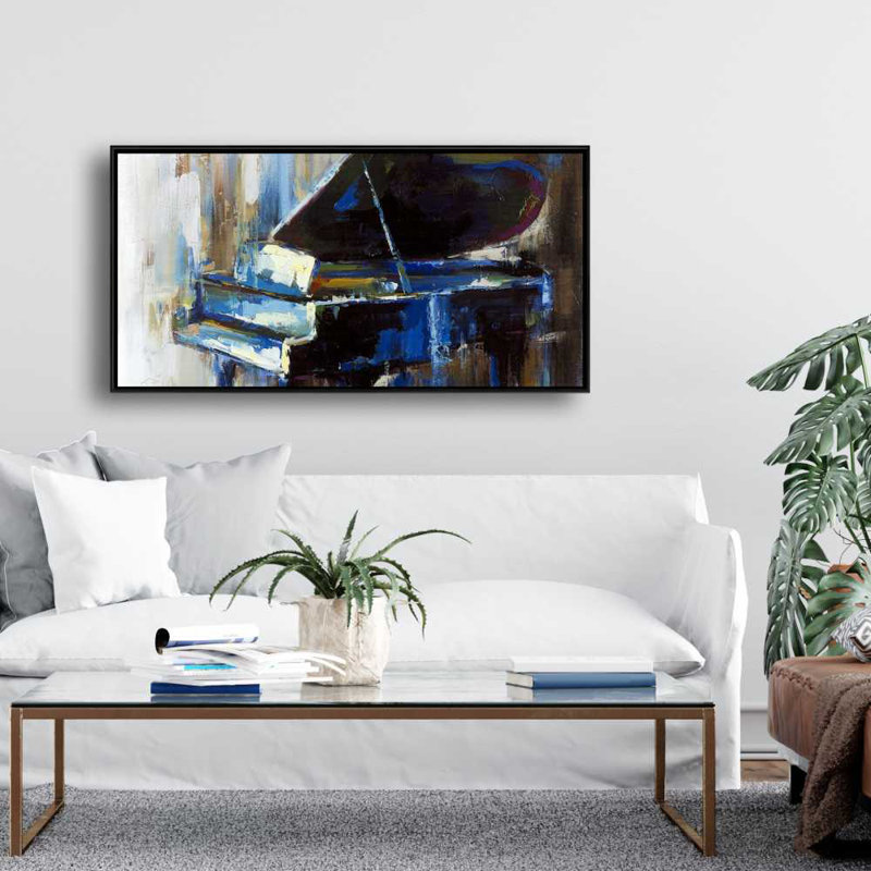 Abstract Grand Piano - Toile encadrée pour la décoration intérieure