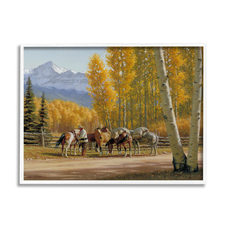 Art de giclée par Jimmy Dyer, H 11 po x l 14 po x P 1,5 po, Giclée encadrée blanc bord de mer