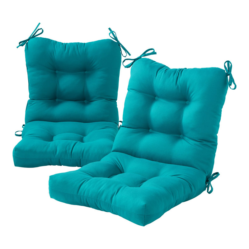 Lester Outdoor Chair Cushion, 2, Indigo, 21" H x 21" W x 21" D