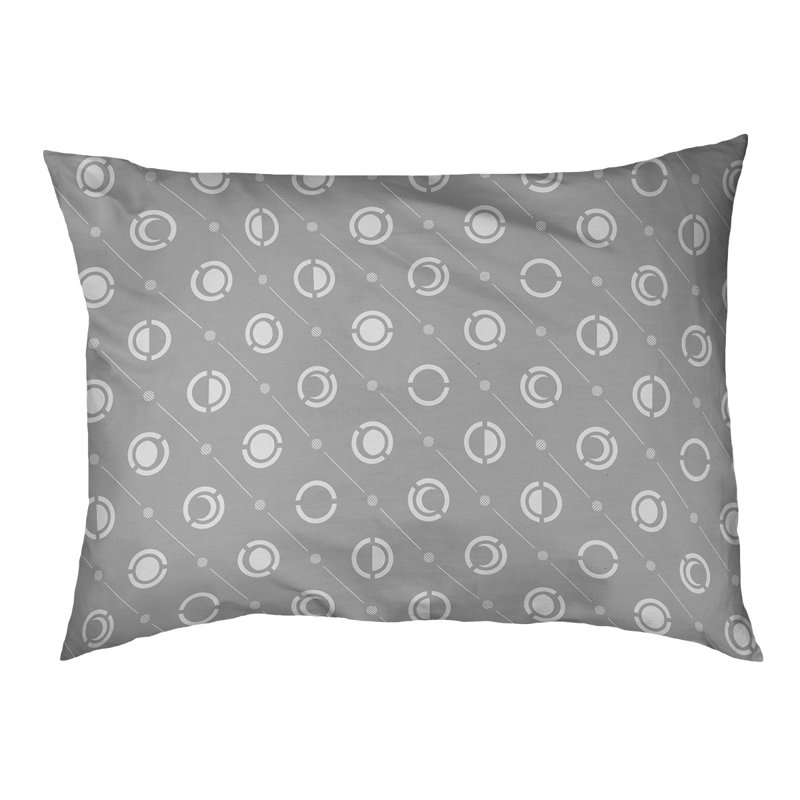 Coussin d’extérieur pour chien moon phases Chenault, Moyen (l 40 po x P 6,5 po x H 30 po), Gris