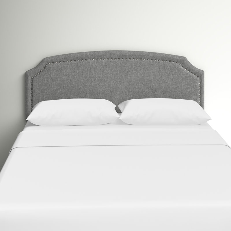 Richards Upholstered Headboard, Grey Linen, King
