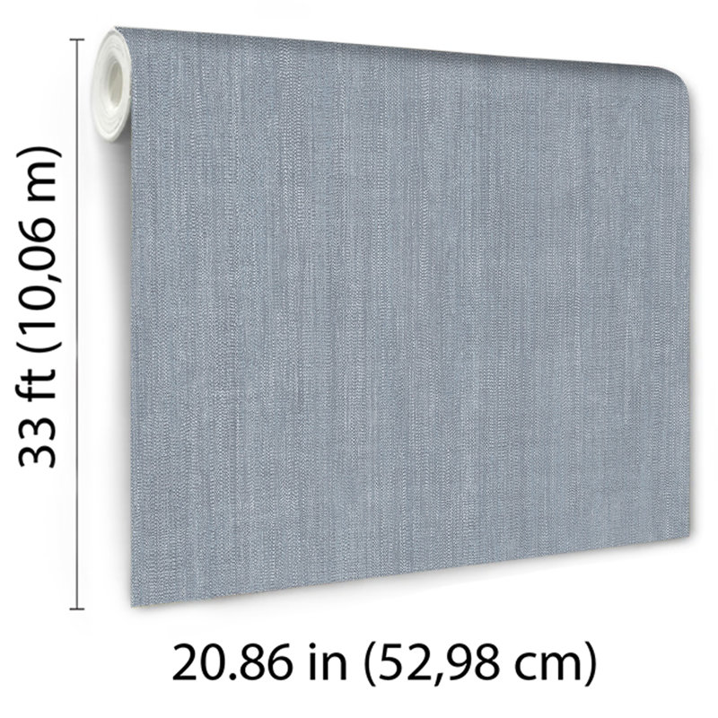 Papier peint texturé Allure, Bleu