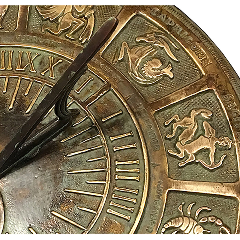 Cadran solaire Richville Brass Zodiac