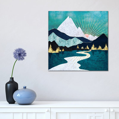 Winter River - Print on Canvas