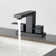 Modern Two Hole Centerset 4" 2-handle Bathroom Faucet with Pop Up Drain Assembly