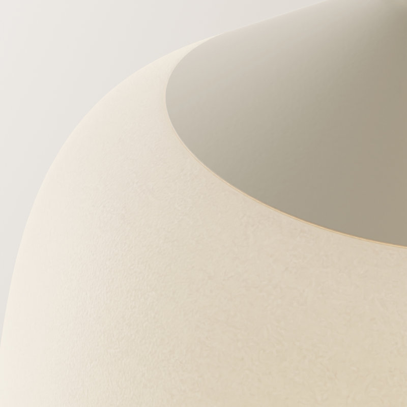 Goby Pendant Light, 21" H x 9" W x 5.25" D, Sand, Black