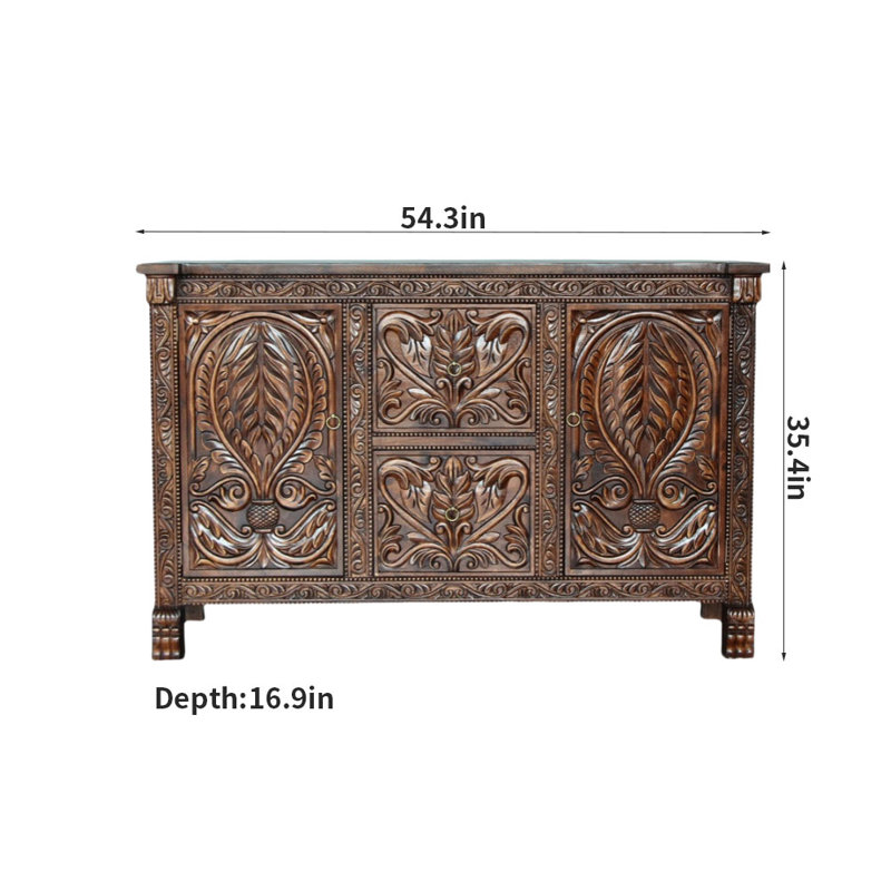 Armoire simple en bois massif
