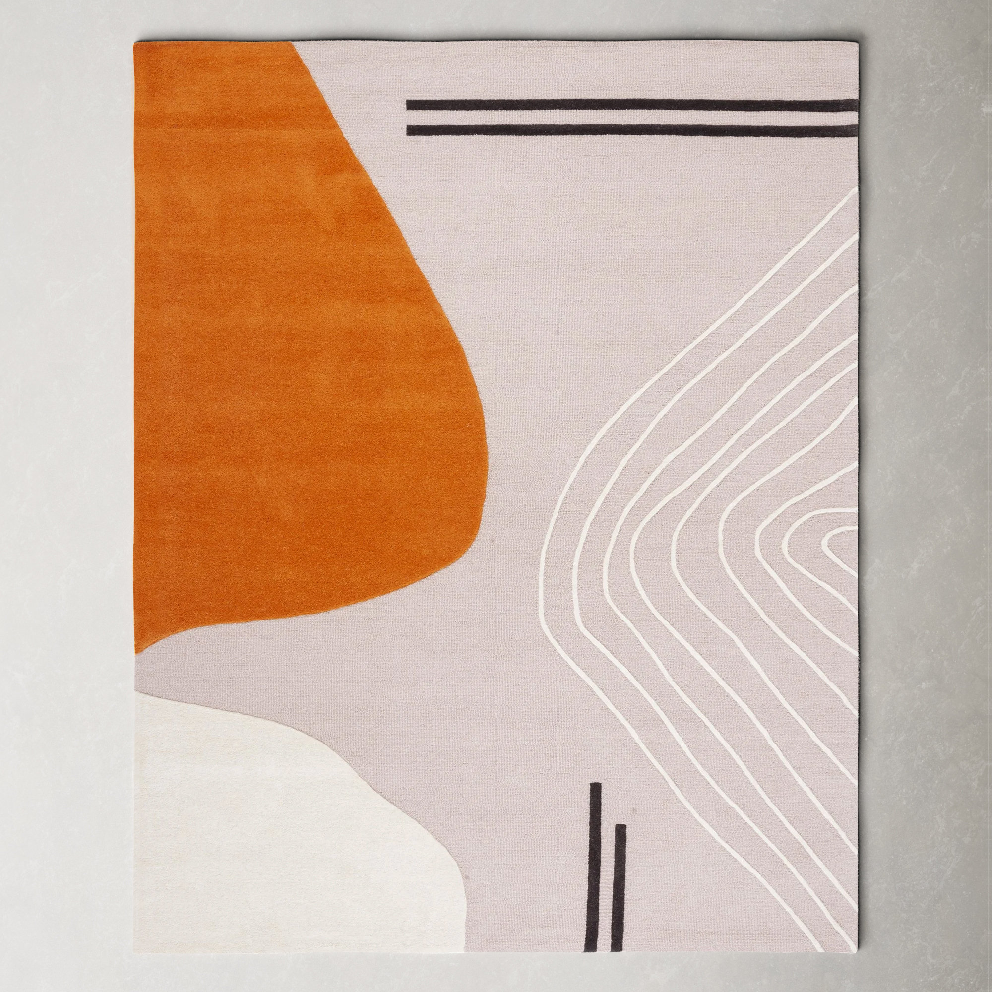 Felipe Handmade Wool Rug, Rectangle 8' x 10'