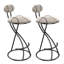 Ensemble de 2 tabourets de bar rembourrés-1955168111-1955168104