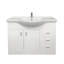Avarie 1060 mm Freestanding Single Vanity with Integrated Ceramic Basin