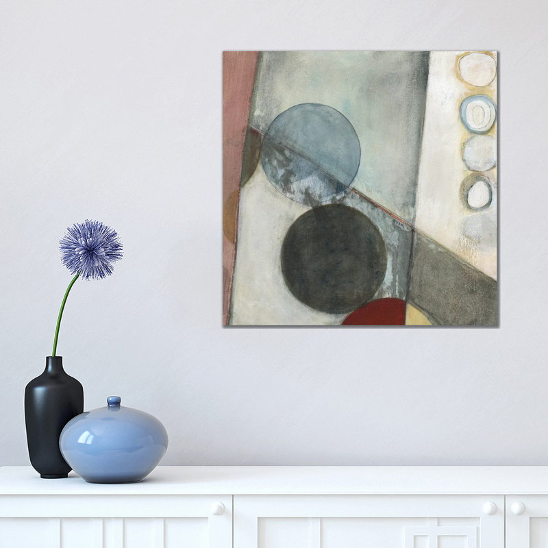 Seven Circles II by Jodi Fuchs - Wrapped Canvas Painting, 45.72 cm H x 45.72 cm W x 3.175 cm D