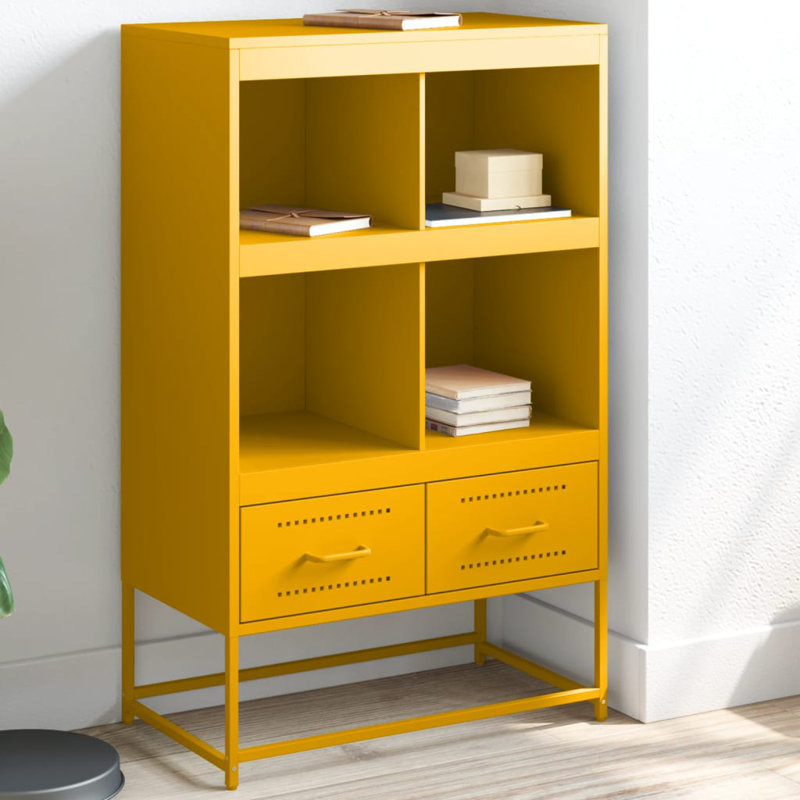 Storage Cabinet, Mustard yellow