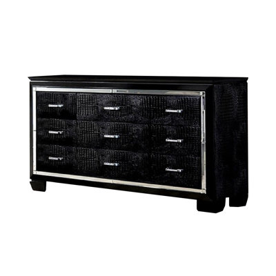 Sariyah Solid Wood 66'' W 9 - Drawer Dresser