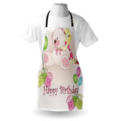 Birthday No Pattern Bib Apron