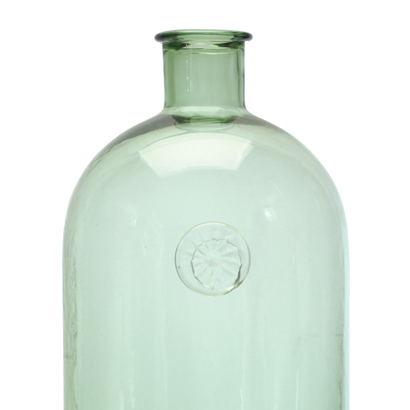 Dawnda Glass Table Vase, 12" H x 6.25" W x 6.25" D