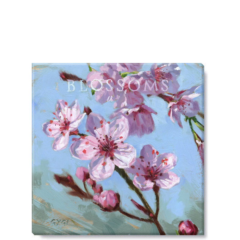 «Gosslee Blossoms», art mural, H 36 po x l 36 po x P 1 po