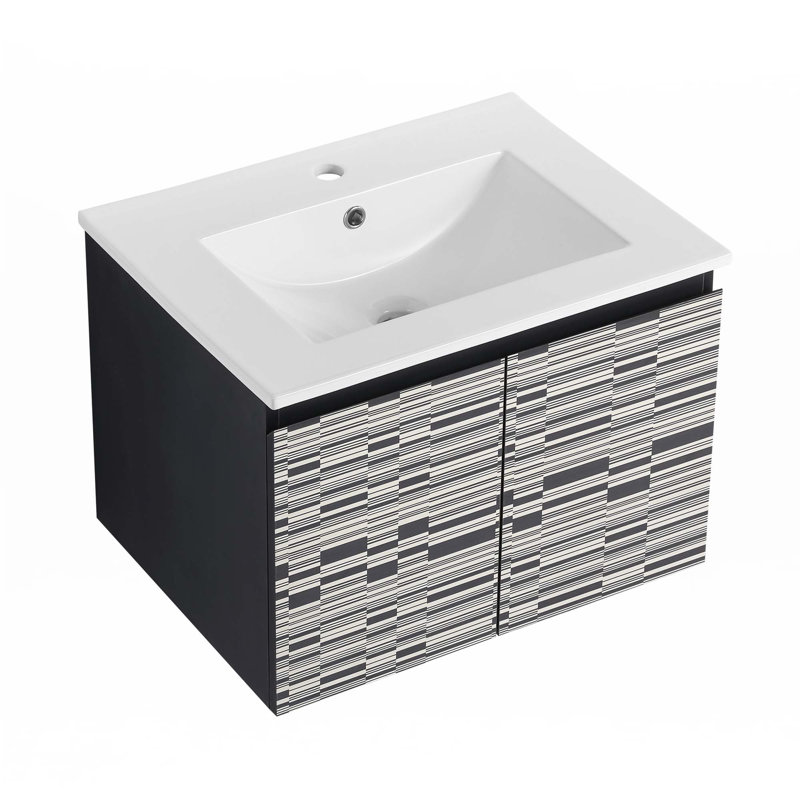 Meuble-lavabo flottant mural