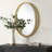 Heatherlynn Gold Oval Mirror
