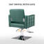 Fauteuil de salon pivotant en similicuir Bertillo